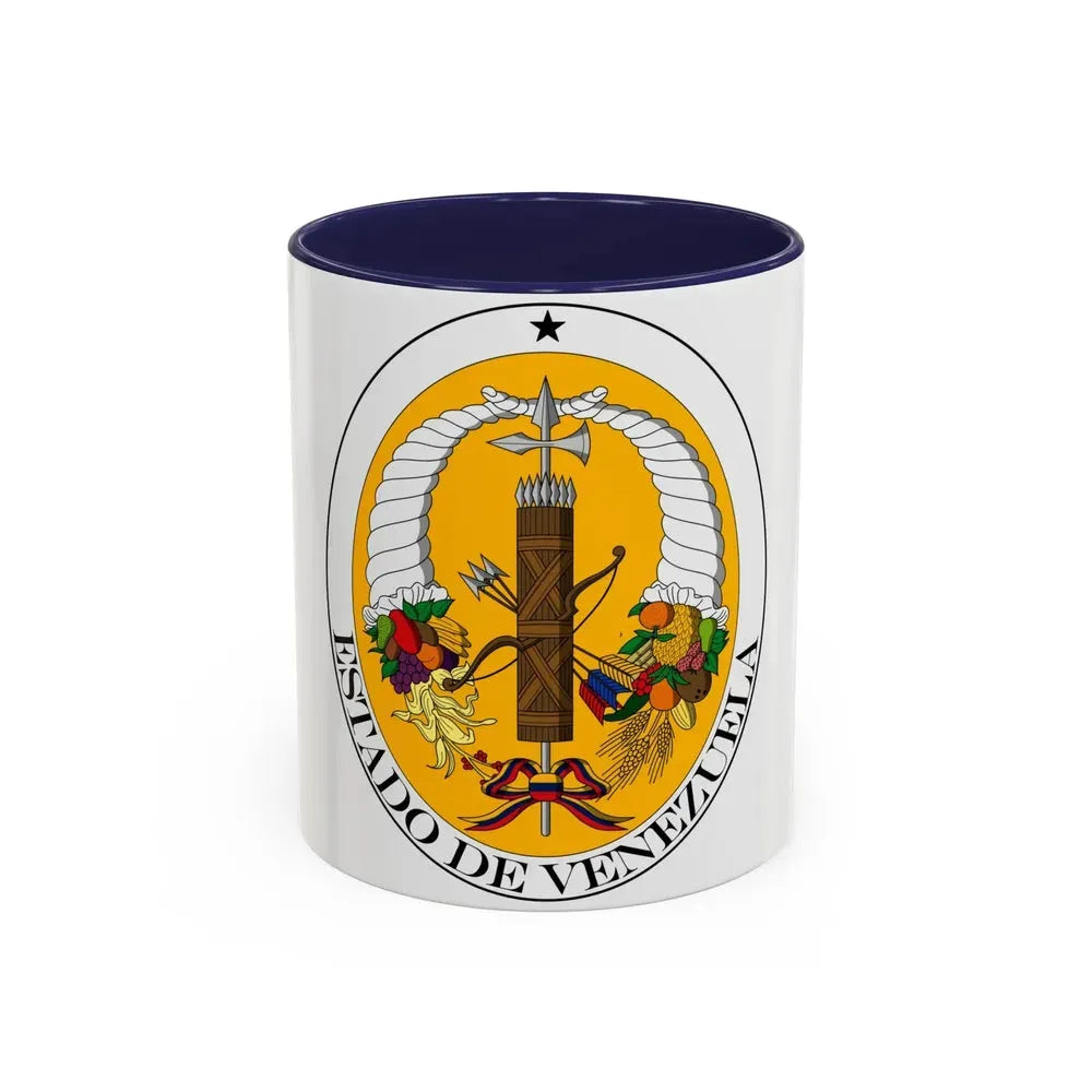Coat of arms of Venezuela (1830-1836) - Accent Coffee Mug 11oz Navy - Go Mug Yourself