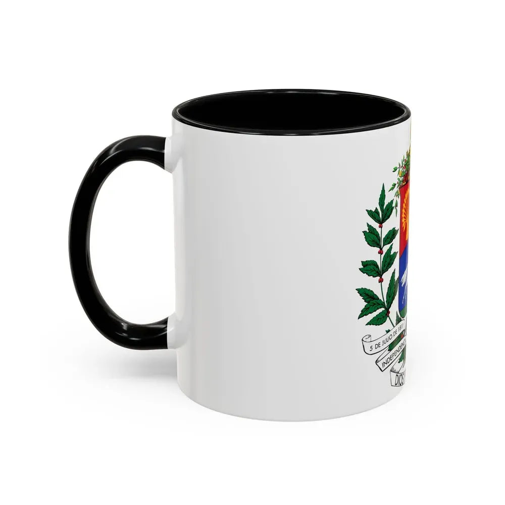 Coat of arms of Venezuela (1871) - Accent Coffee Mug - Go Mug Yourself