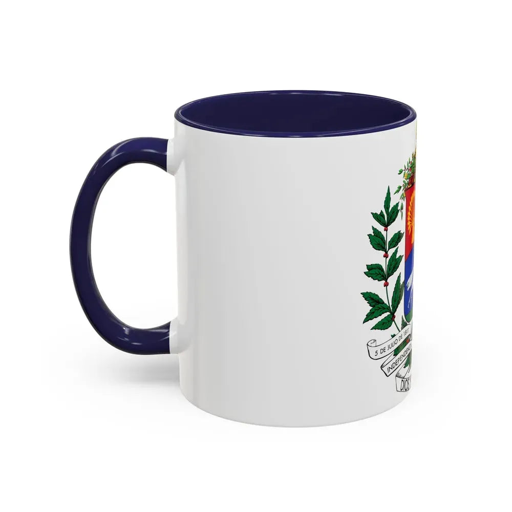 Coat of arms of Venezuela (1871) - Accent Coffee Mug - Go Mug Yourself