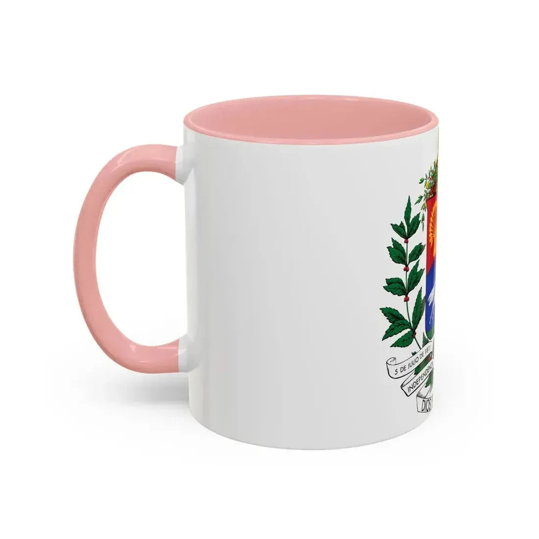 Coat of arms of Venezuela (1871) - Accent Coffee Mug - Go Mug Yourself
