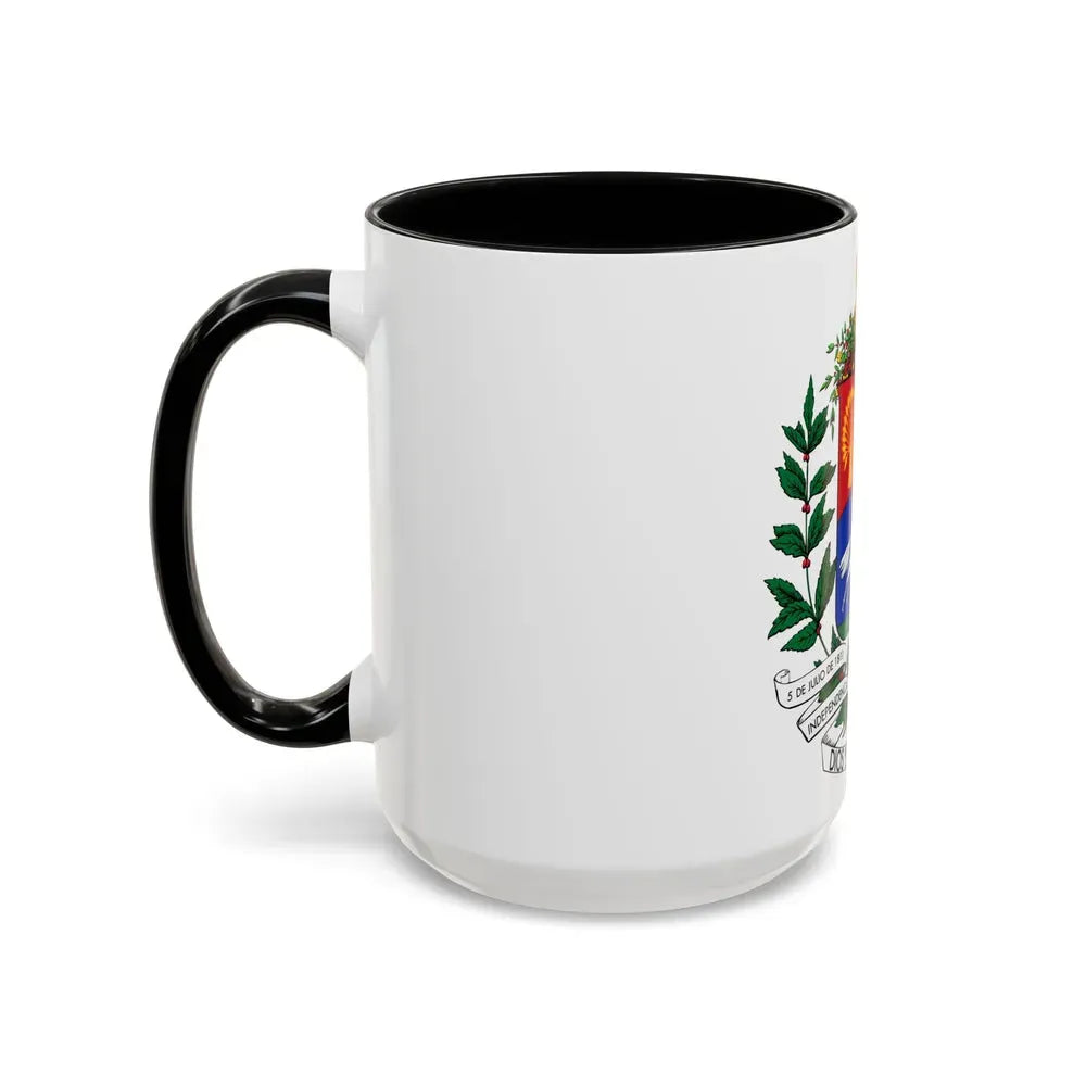 Coat of arms of Venezuela (1871) - Accent Coffee Mug - Go Mug Yourself
