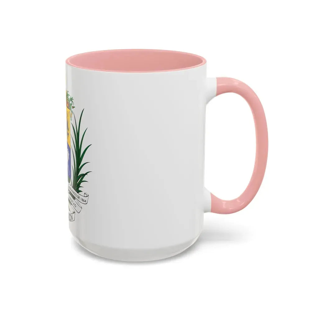 Coat of arms of Venezuela (1871) - Accent Coffee Mug - Go Mug Yourself