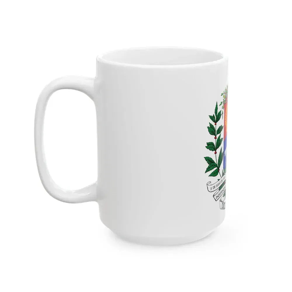 Coat of arms of Venezuela (1871) - White Coffee Mug - Go Mug Yourself