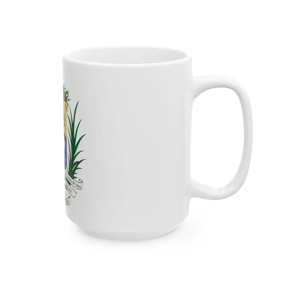Coat of arms of Venezuela (1871) - White Coffee Mug - Go Mug Yourself