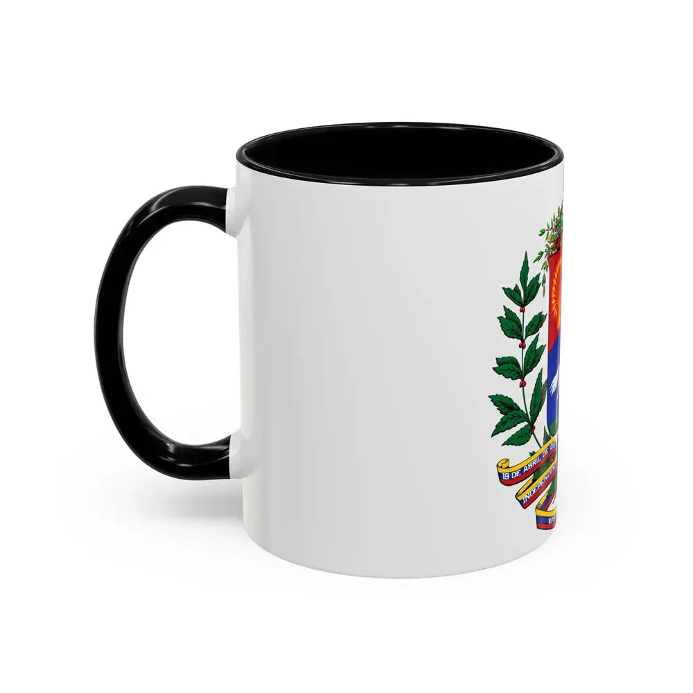 Coat of arms of Venezuela (1954-2006) - Accent Coffee Mug - Go Mug Yourself