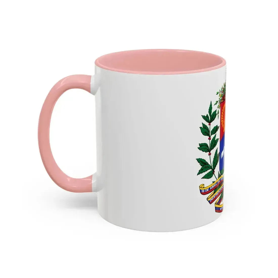 Coat of arms of Venezuela (1954-2006) - Accent Coffee Mug - Go Mug Yourself