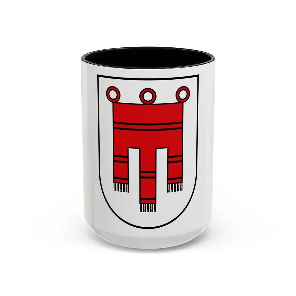 Coat of Arms of Vorarlberg Austria - Accent Coffee Mug 15oz Black - Go Mug Yourself