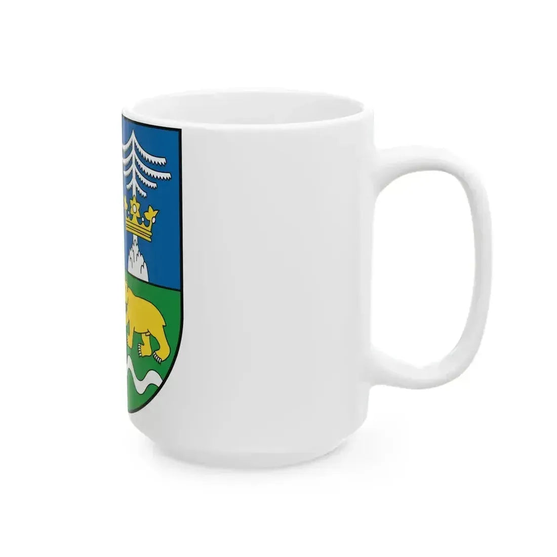 Coat Of Arms Of Zilina Region (Slovakia) White Coffee Mug - Go Mug Yourself