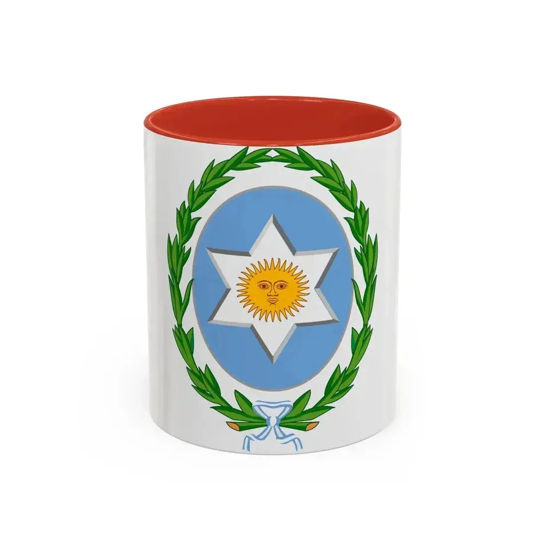 Coat of Arms Salta Argentina - Accent Coffee Mug 11oz Red - Go Mug Yourself