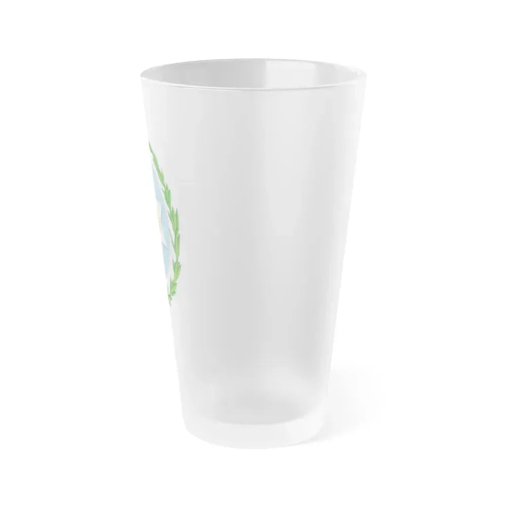 Coat of Arms Salta Argentina - Frosted Pint Glass 16oz - Go Mug Yourself