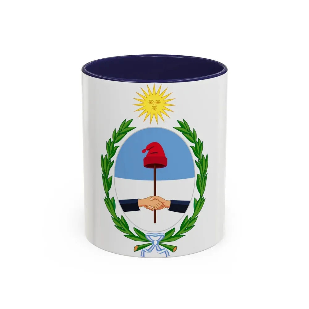 Coat of Arms San Juan Argentina - Accent Coffee Mug 11oz Navy - Go Mug Yourself