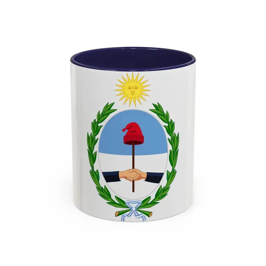 Coat of Arms San Juan Argentina - Accent Coffee Mug 11oz Navy - Go Mug Yourself