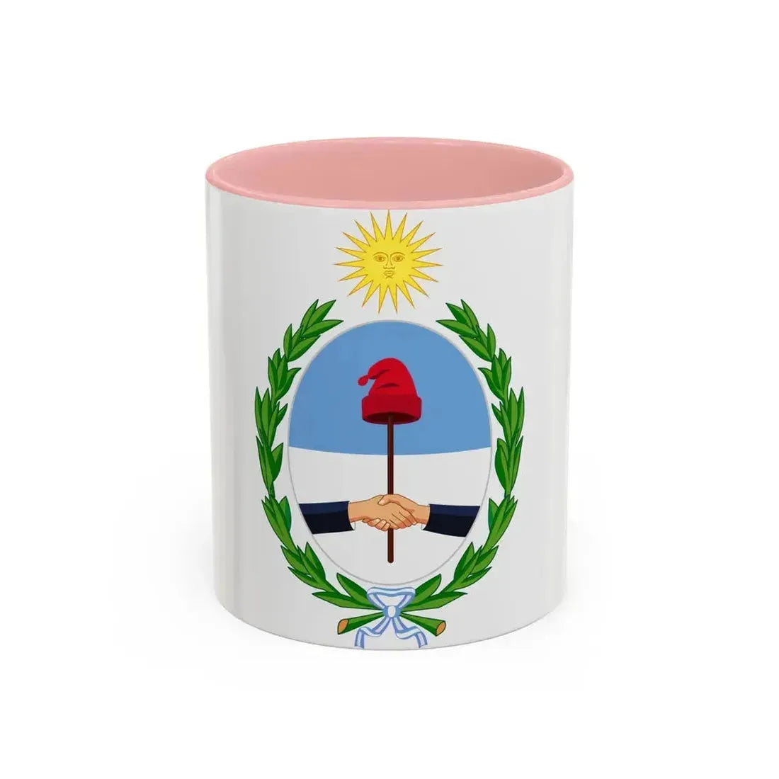 Coat of Arms San Juan Argentina - Accent Coffee Mug 11oz Pink - Go Mug Yourself