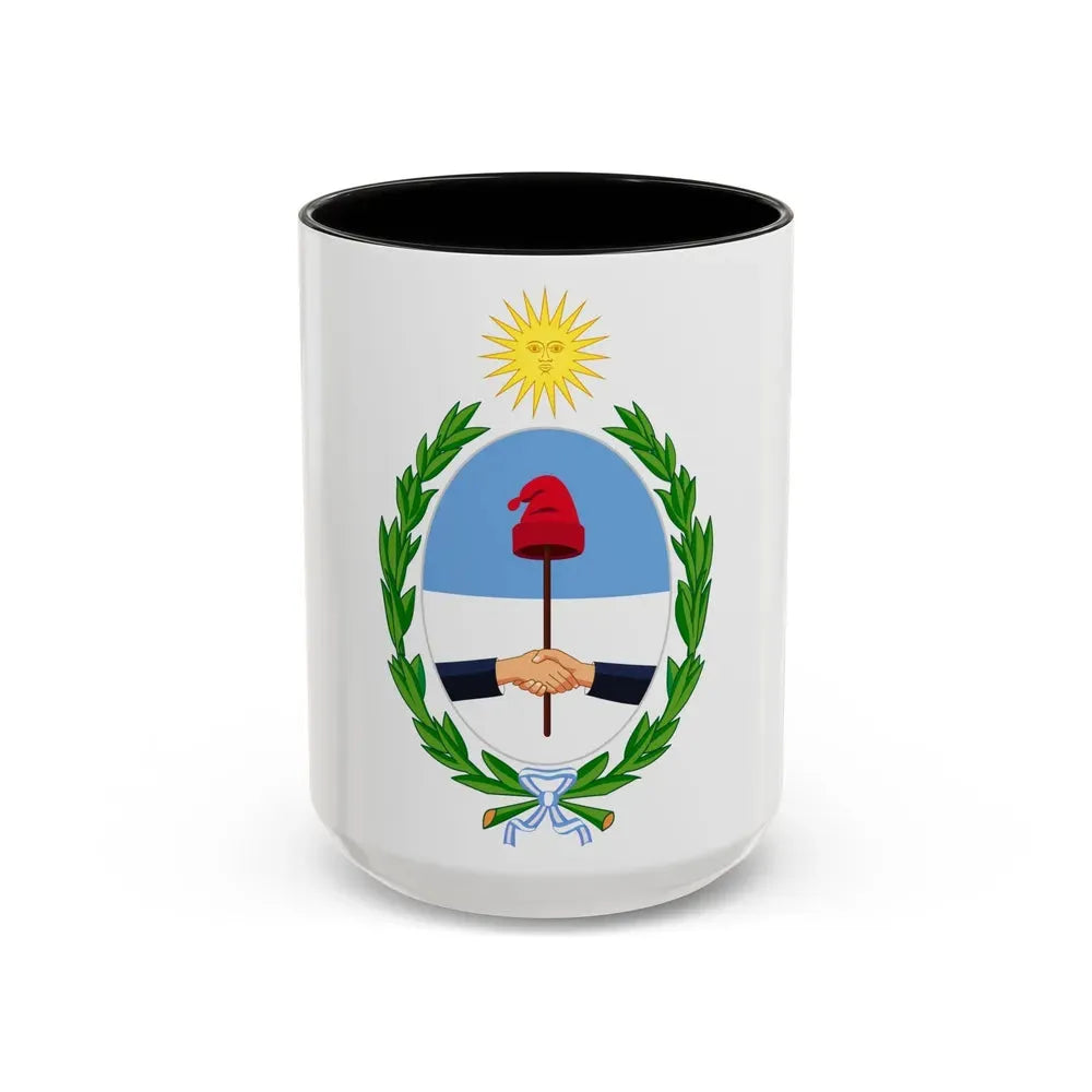 Coat of Arms San Juan Argentina - Accent Coffee Mug 15oz Black - Go Mug Yourself
