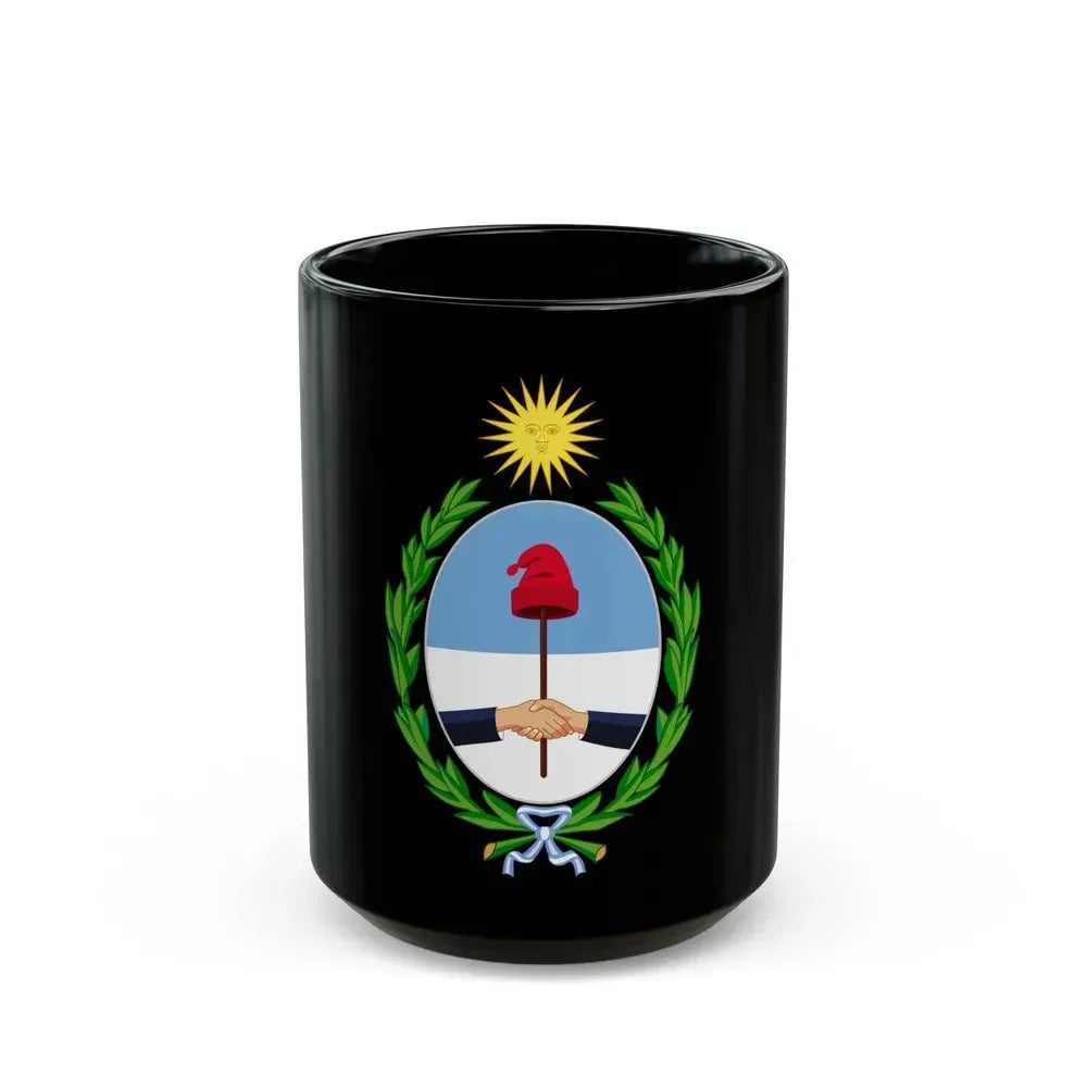 Coat of Arms San Juan Argentina - Black Coffee Mug 15oz - Go Mug Yourself