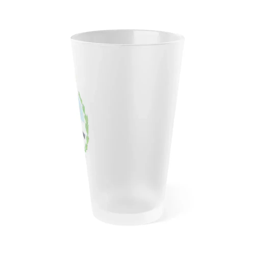 Coat of Arms San Juan Argentina - Frosted Pint Glass 16oz - Go Mug Yourself