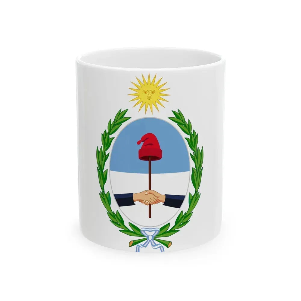 Coat of Arms San Juan Argentina - White Coffee Mug 11oz - Go Mug Yourself