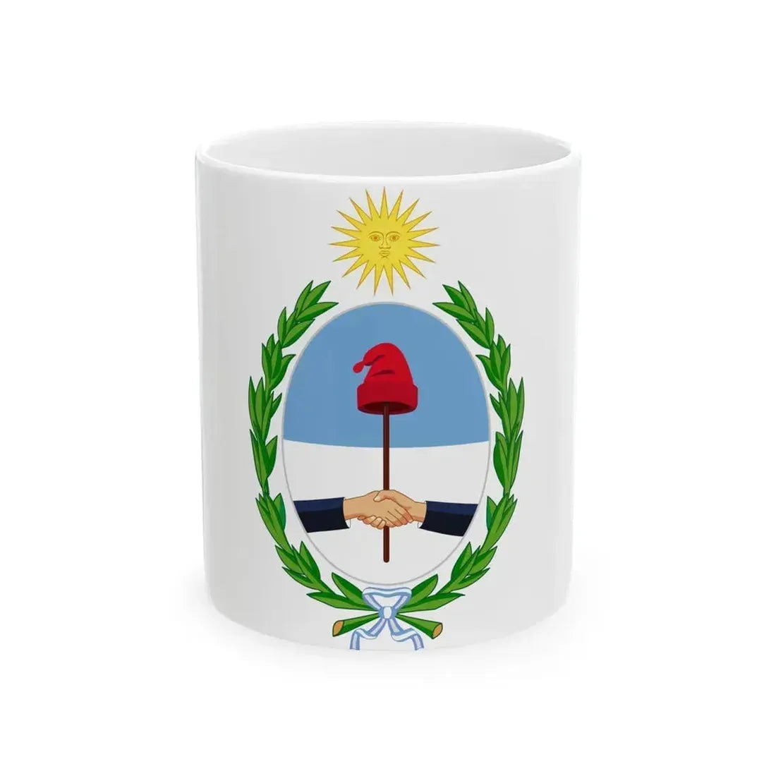Coat of Arms San Juan Argentina - White Coffee Mug 11oz - Go Mug Yourself