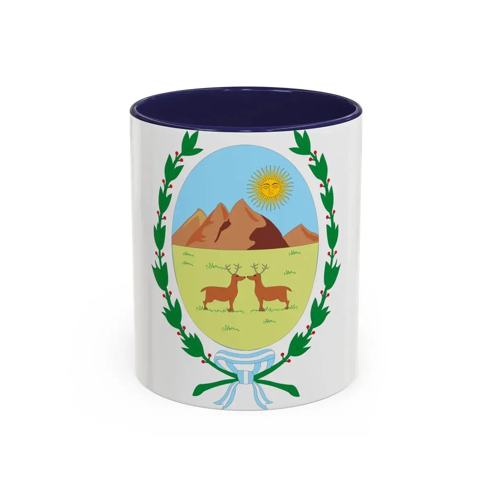 Coat of Arms San Luis Argentina - Accent Coffee Mug 11oz Navy - Go Mug Yourself