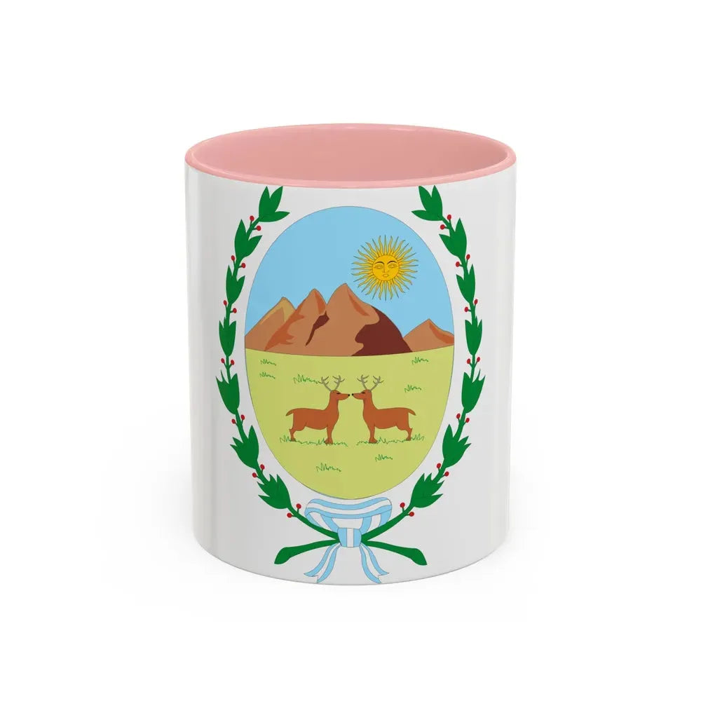 Coat of Arms San Luis Argentina - Accent Coffee Mug 11oz Pink - Go Mug Yourself