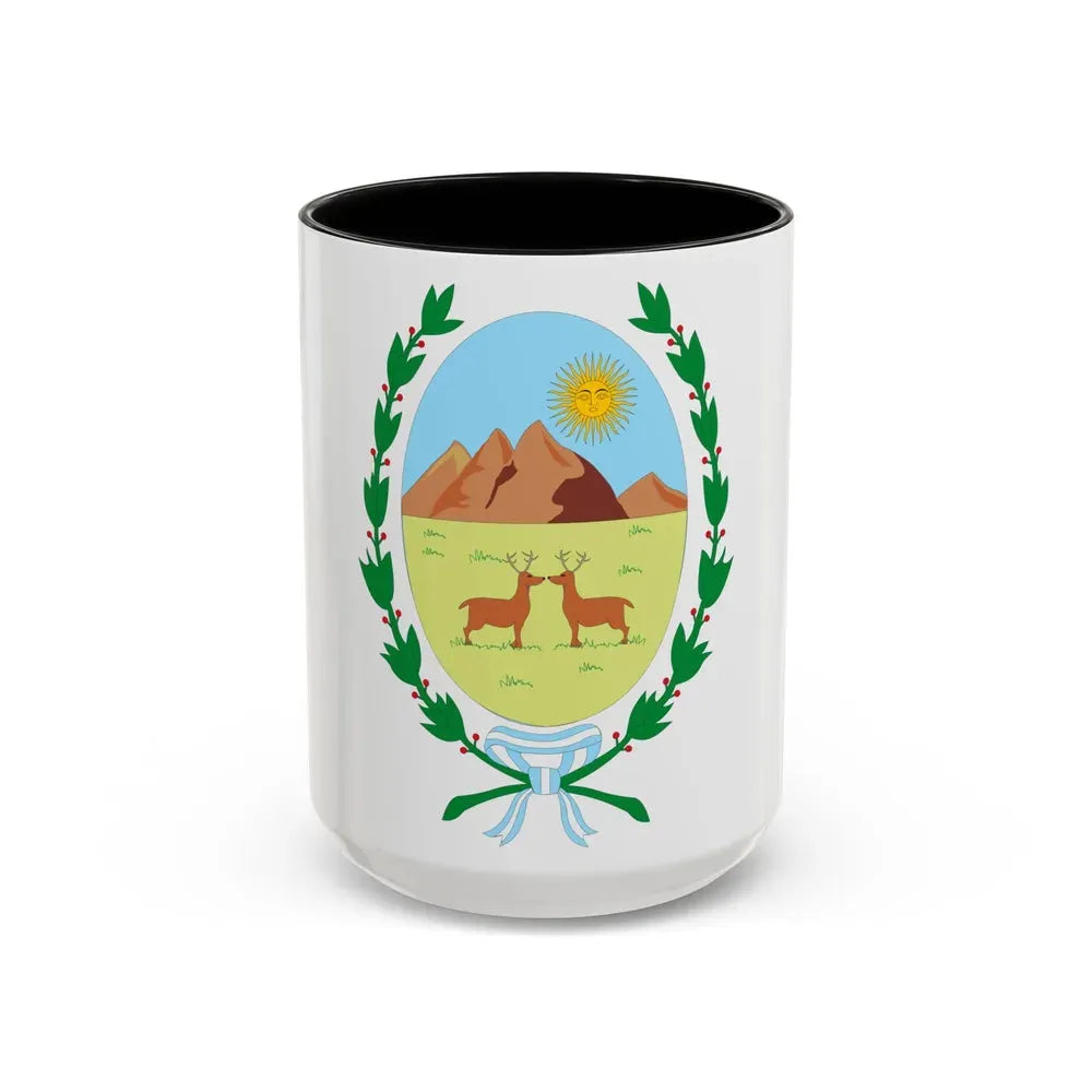 Coat of Arms San Luis Argentina - Accent Coffee Mug 15oz Black - Go Mug Yourself