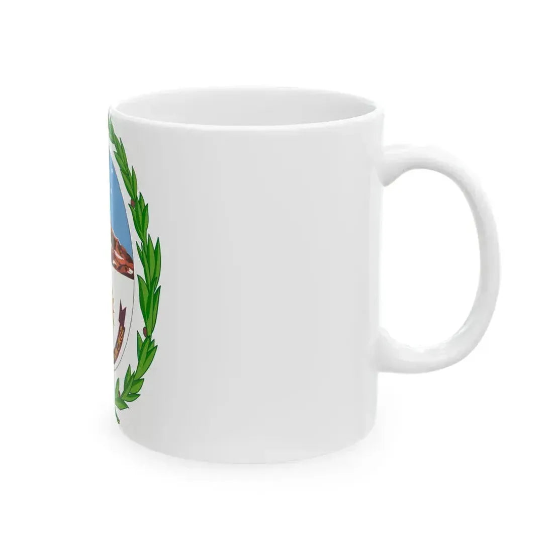 Coat of Arms Santa Cruz Argentina - White Coffee Mug - Go Mug Yourself