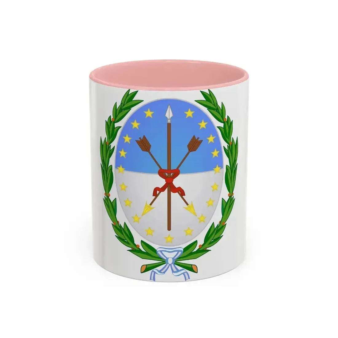 Coat of Arms Santa Fe Argentina - Accent Coffee Mug 11oz Pink - Go Mug Yourself