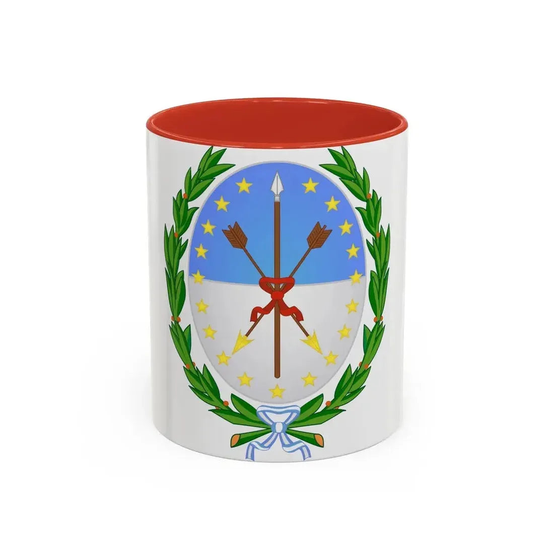 Coat of Arms Santa Fe Argentina - Accent Coffee Mug 11oz Red - Go Mug Yourself