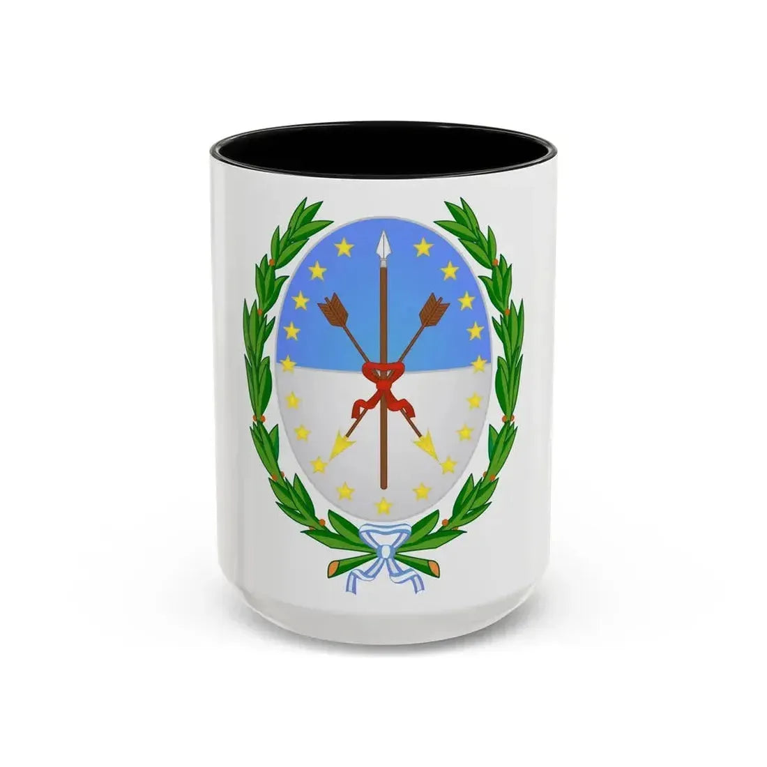 Coat of Arms Santa Fe Argentina - Accent Coffee Mug 15oz Black - Go Mug Yourself