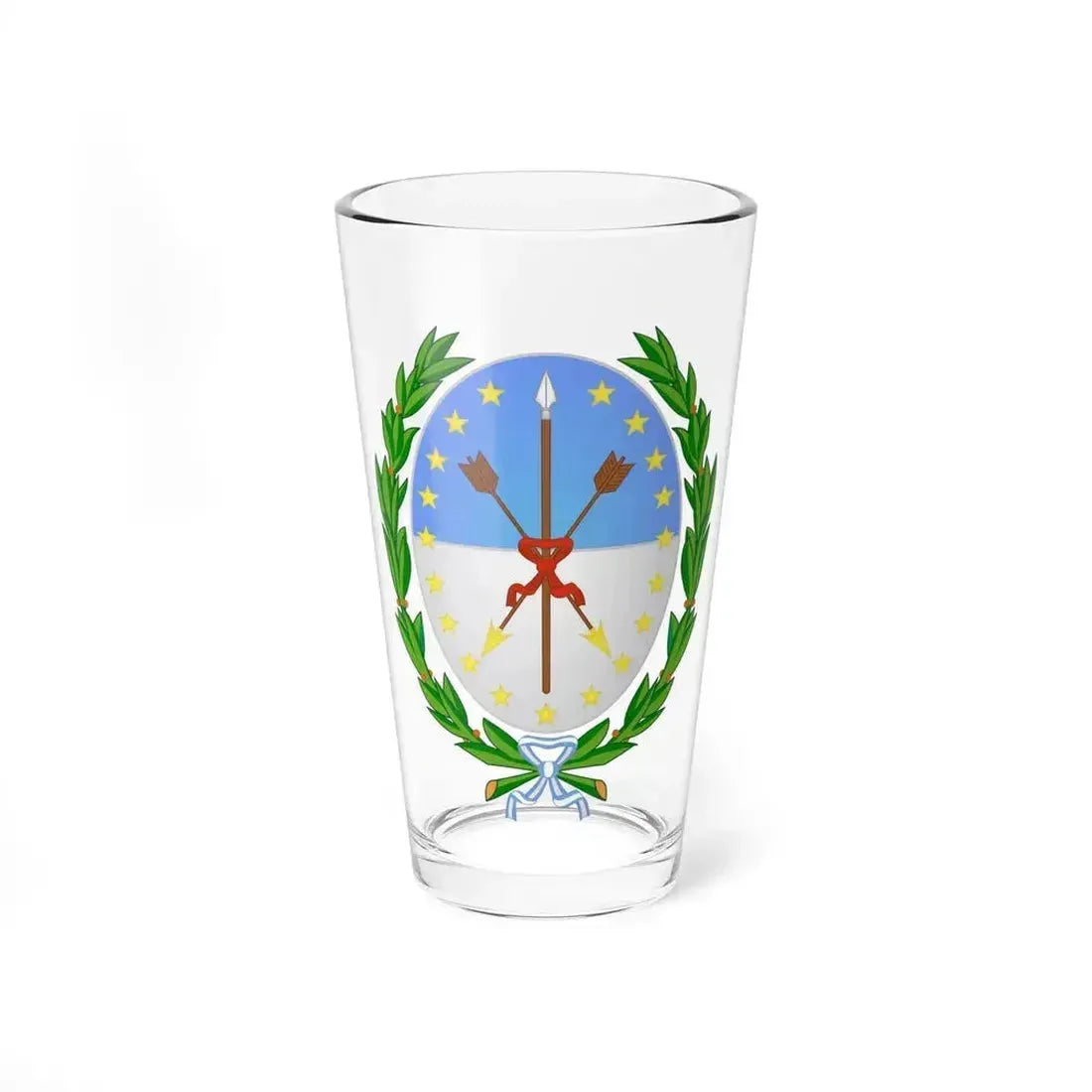 Coat of Arms Santa Fe Argentina - Pint Glass 16oz 16oz - Go Mug Yourself