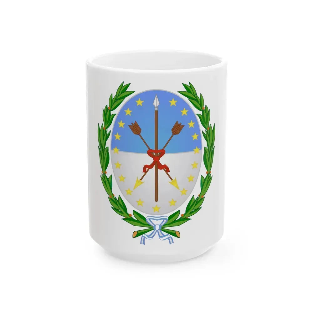 Coat of Arms Santa Fe Argentina - White Coffee Mug 15oz - Go Mug Yourself