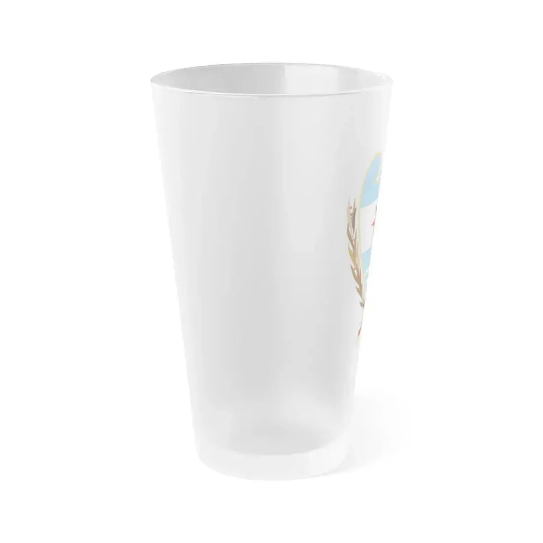Coat of Arms Santiago del Estero Argentina - Frosted Pint Glass 16oz - Go Mug Yourself