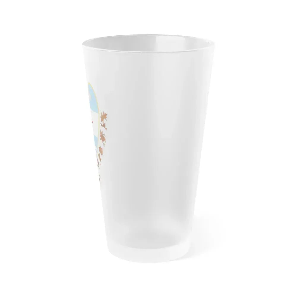 Coat of Arms Santiago del Estero Argentina - Frosted Pint Glass 16oz - Go Mug Yourself
