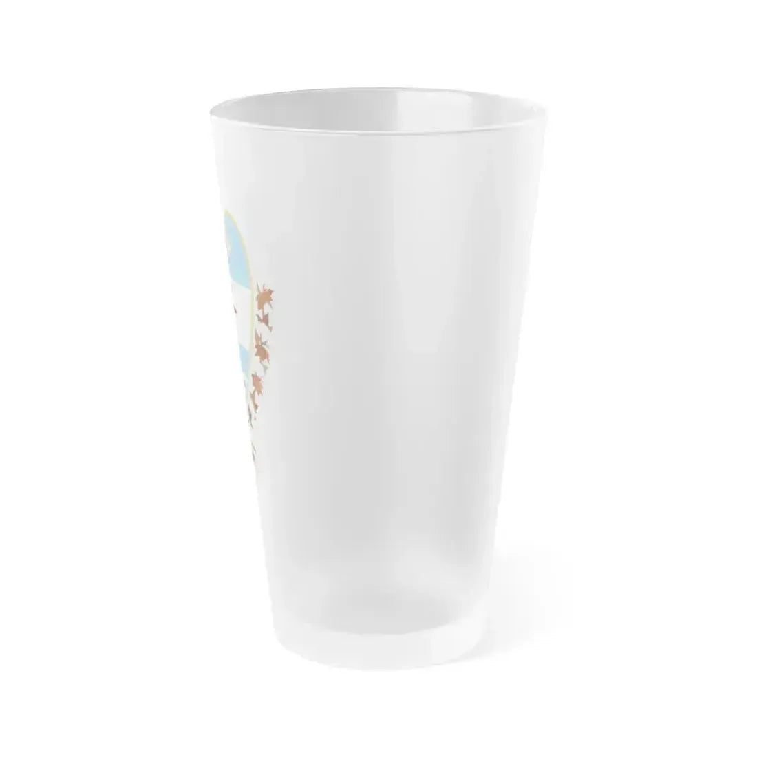 Coat of Arms Santiago del Estero Argentina - Frosted Pint Glass 16oz - Go Mug Yourself