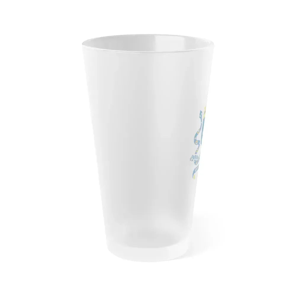 Coat of Arms Sydney Australia - Frosted Pint Glass 16oz - Go Mug Yourself