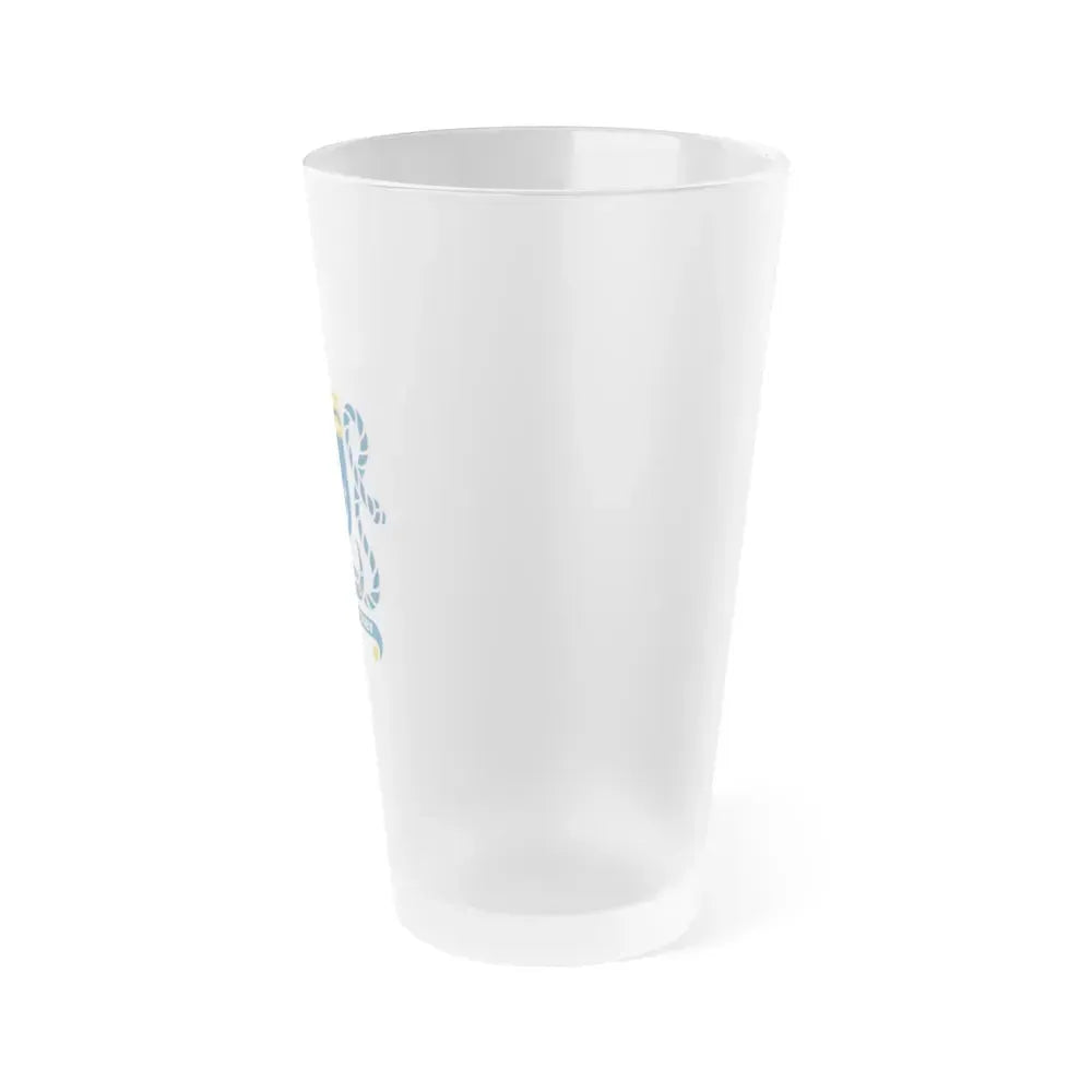Coat of Arms Sydney Australia - Frosted Pint Glass 16oz - Go Mug Yourself