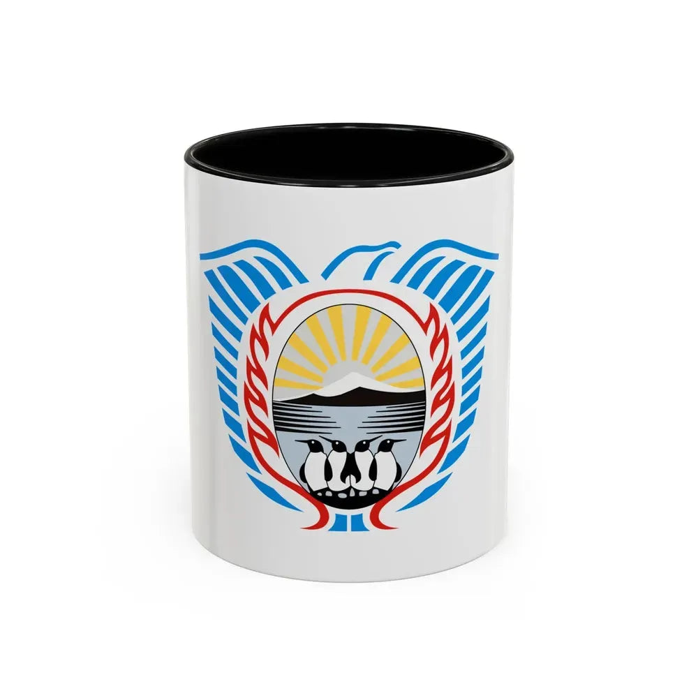 Coat of Arms Tierra del Fuego Argentina - Accent Coffee Mug 11oz Black - Go Mug Yourself