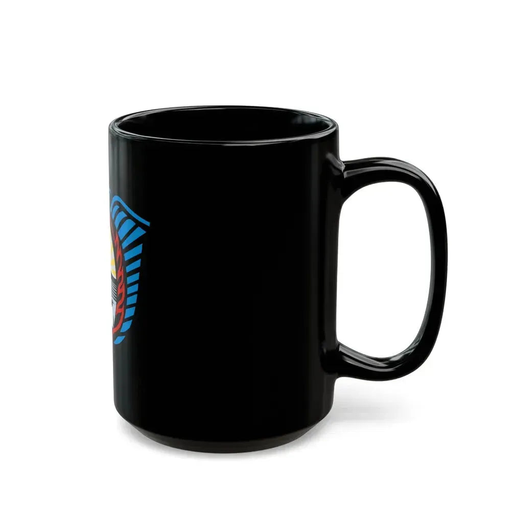 Coat of Arms Tierra del Fuego Argentina - Black Coffee Mug - Go Mug Yourself