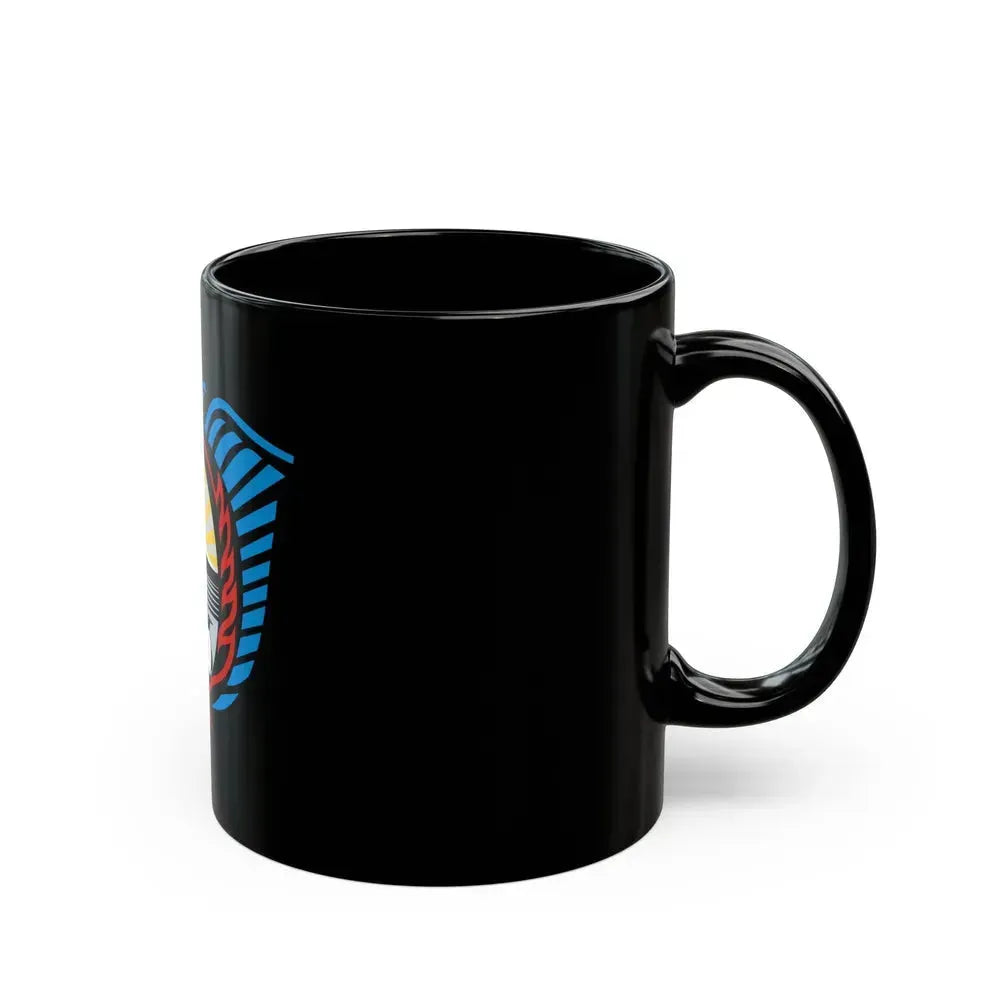 Coat of Arms Tierra del Fuego Argentina - Black Coffee Mug - Go Mug Yourself