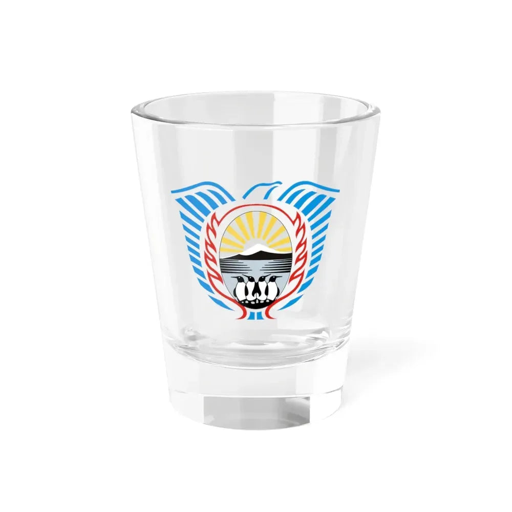 Coat of Arms Tierra del Fuego Argentina - Shot Glass 1.5oz 1.5oz - Go Mug Yourself