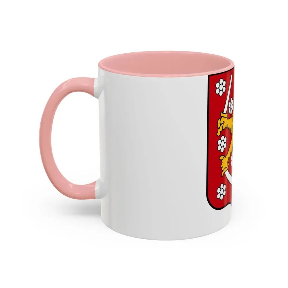 Coats of arms of the Grand Duchy of Finland - Accent Coffee Mug - Go Mug Yourself