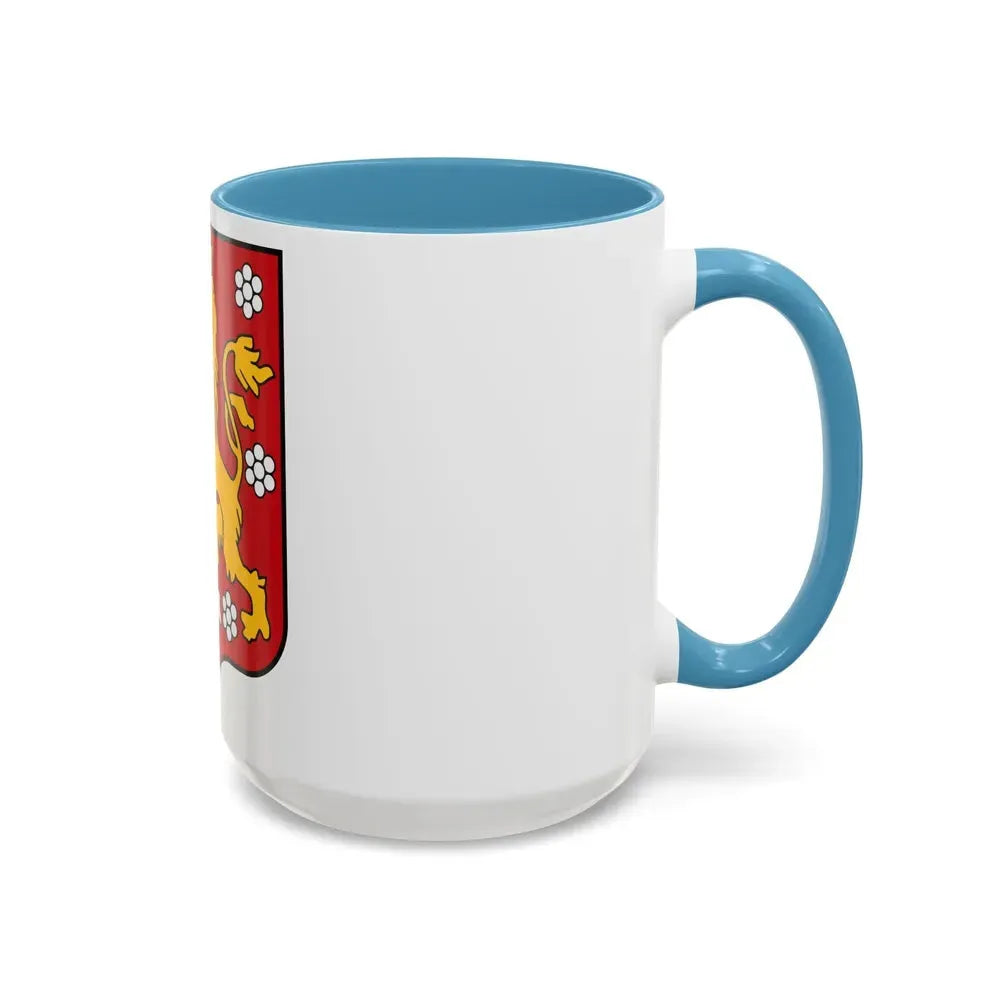 Coats of arms of the Grand Duchy of Finland - Accent Coffee Mug - Go Mug Yourself