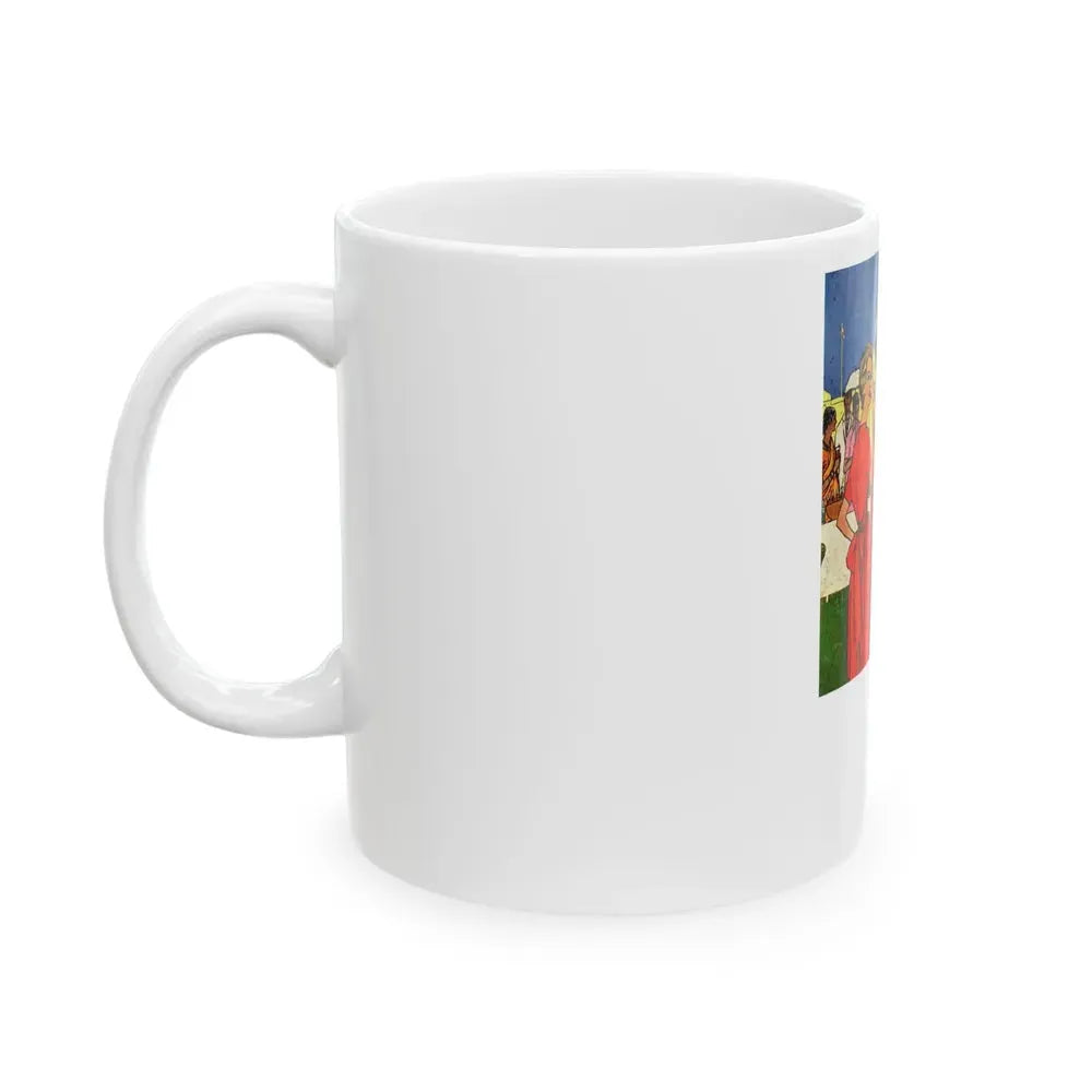 Coca-Cola advertisement (1), 1957 - White Coffee Mug - Go Mug Yourself