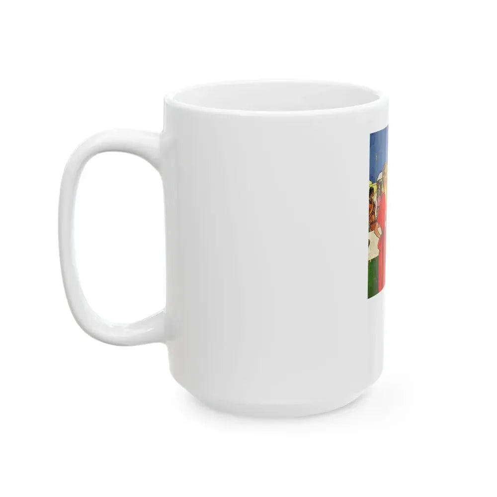 Coca-Cola advertisement (1), 1957 - White Coffee Mug - Go Mug Yourself