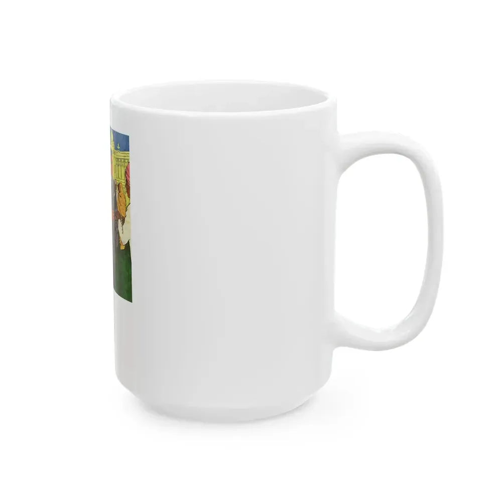 Coca-Cola advertisement (1), 1957 - White Coffee Mug - Go Mug Yourself