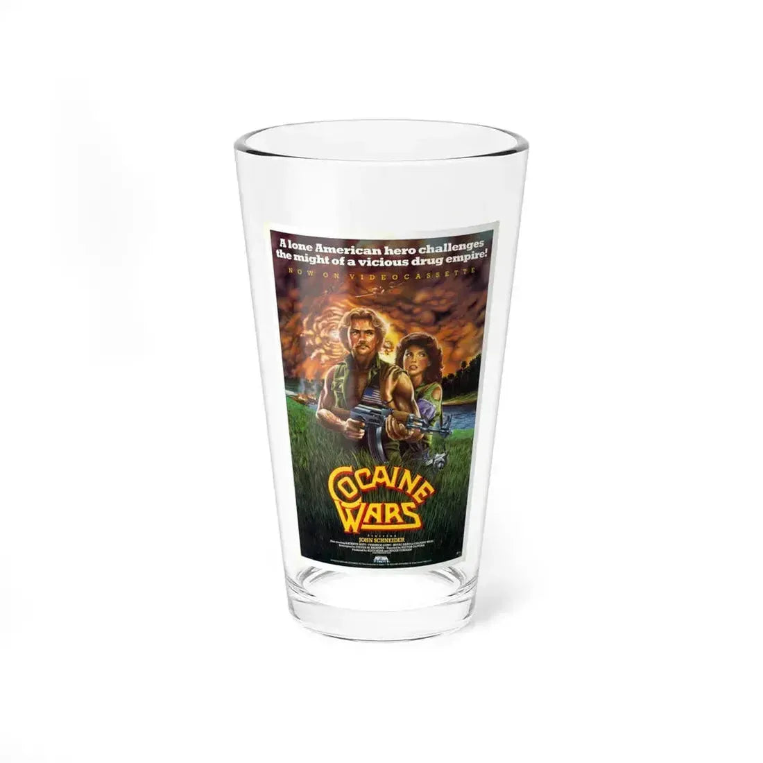 COCAINE WARS 1985 Movie Poster - Pint Glass 16oz 16oz - Go Mug Yourself