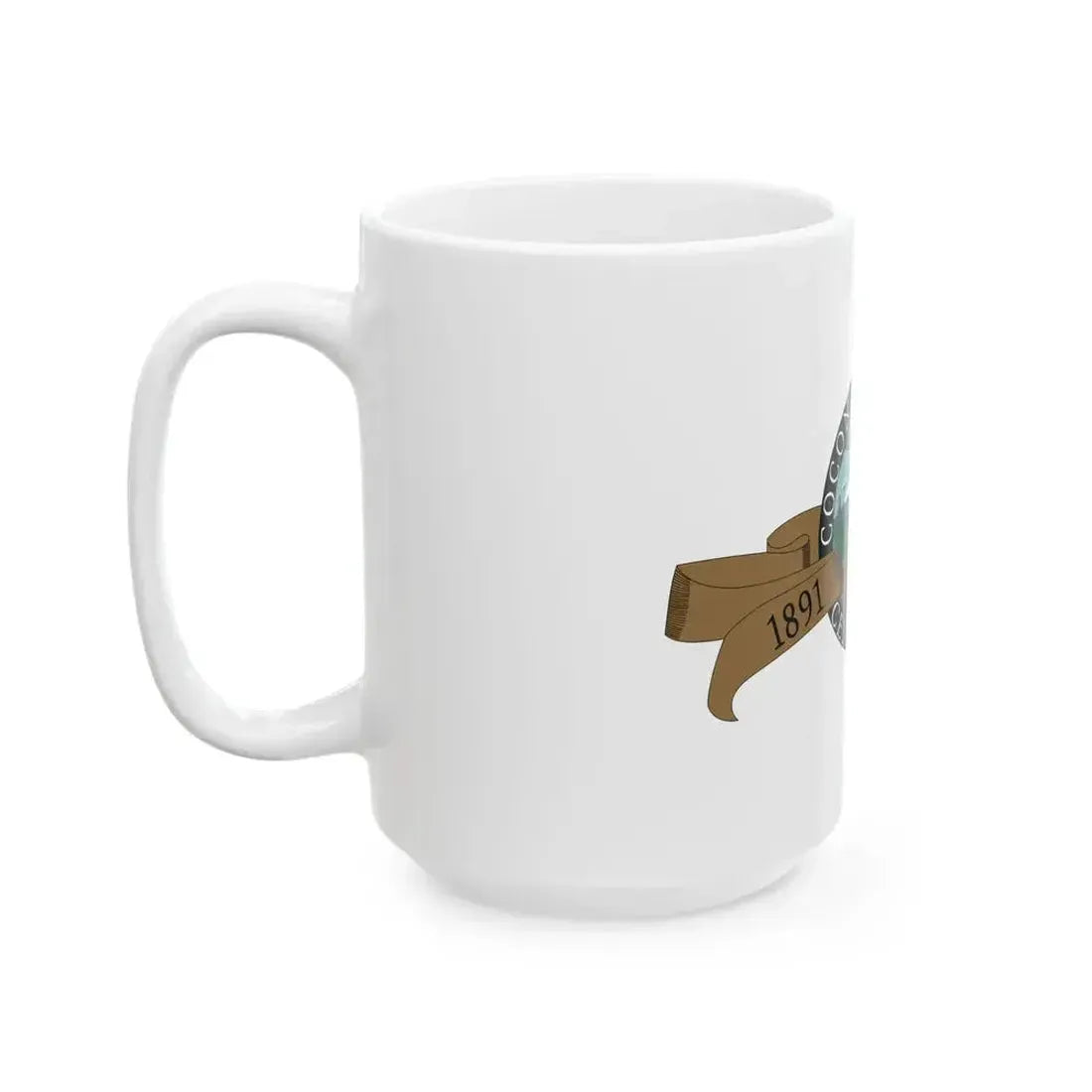 Coconino County Arizona centennial flag (United States) White Coffee Mug - Go Mug Yourself