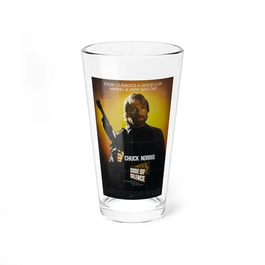 CODE OF SILENCE 1985 Movie Poster - Pint Glass 16oz 16oz - Go Mug Yourself