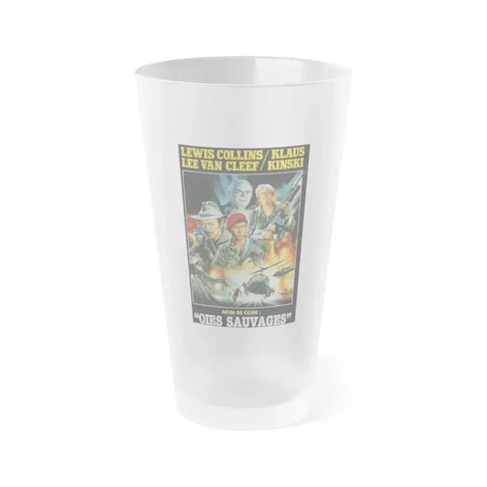CODENAME WILDGEESE 1984 Movie Poster - Frosted Pint Glass 16oz 16oz Frosted - Go Mug Yourself