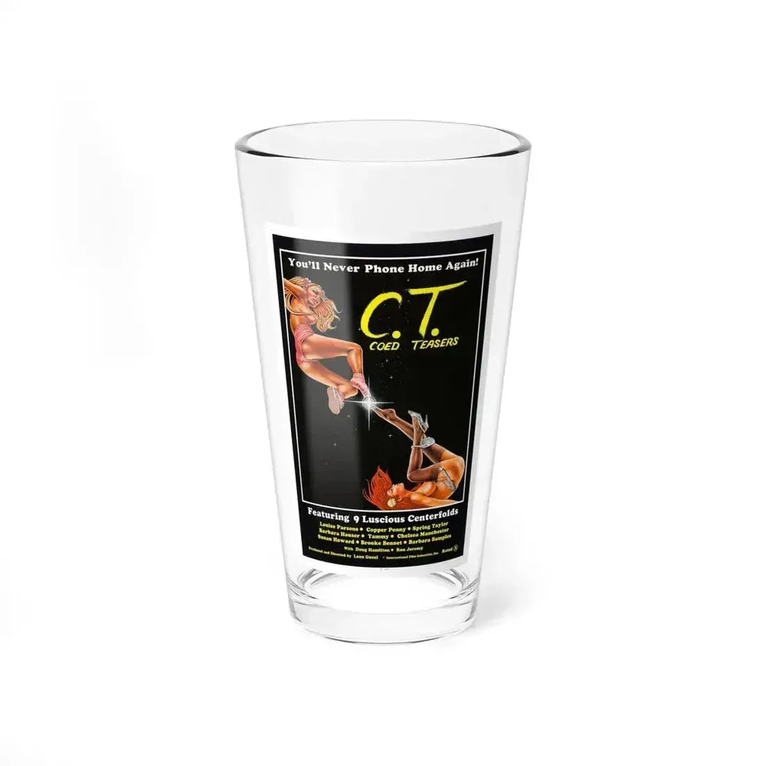 COED TEASERS 1983 Movie Poster - Pint Glass 16oz 16oz - Go Mug Yourself